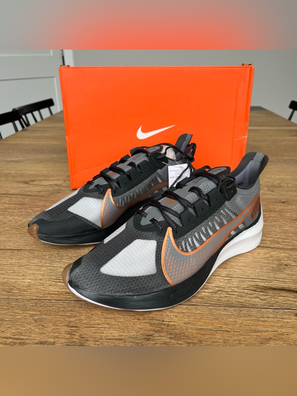 Size 12 Men’s Nike Zoom Gravity Smoke Grey Metallic Copper BQ3202-010